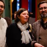 Coördinator van TEJO Vlaanderen (Gino Ibie), Voorzitster TEJO Antwerpen (Ingrid De Jonghe) en Voorzitter TEJO Vlaanderen (Koen Browaeys)